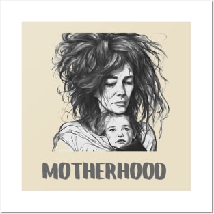 Motherhood, Mothers Day, Funny Gift Posters and Art